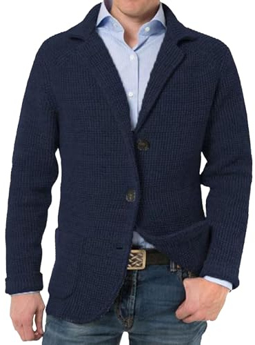 Herr kavaj stickad cardigan sjal krage knapp stickad cardigan tröja slim fit kabel stickad knapp ner tröja