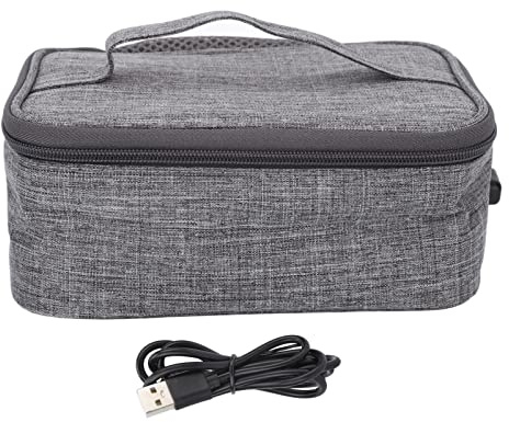 Fyearfly Lunch box USB riscaldato, grande capacità, tessuto Oxford impermeabile, scatola bento riscaldata portatile leggera per casa, ufficio, viaggi