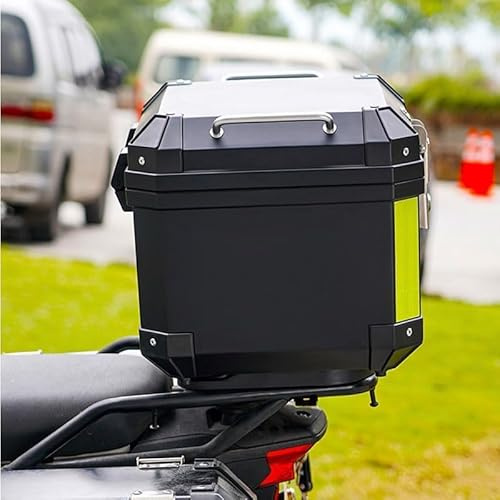 GarveeHome Wasserdichtes & Staubdichtes Motorrad Topcase, 45L Universale