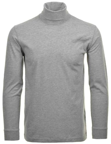 Ragman Pull à manches longues pour homme - Gris - M