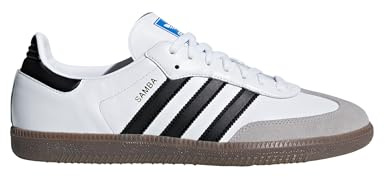adidas Originals Samba OG, Men's Sneaker, FTWR White Core Black Clear Granite, 35.5 EU/UK 3.5