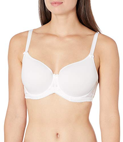 Panache Women's Plus Size Cari Spacer T-Shirt Bra (7961), White, 36GG US