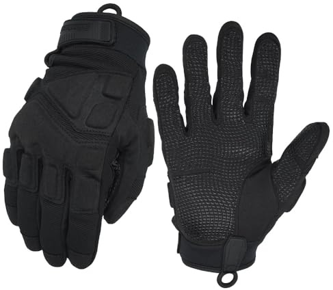 Seibertron Patenterad S.O.L.A.G 2.0 handske taktisk pekskärm sport handskar vattentäta stötar airsoft handskar jakt vandring ridning cykling motorcykel klättring hela fingret svart L