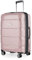 HAUPTSTADTKOFFER - Britz - Hartschalen-Koffer Koffer Trolley Rollkoffer Reisekoffer Erweiterbar, TSA, 4 Rollen, 65.5 cm, 60 Liter, Altrosa