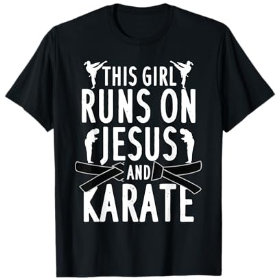 Funny Karate Design for Women Girls Karate Martial Art Lover T-Shirt