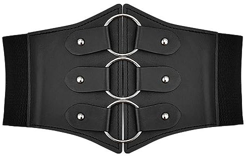 Damen Dehnbarer Waspie Gürtel Figur Schmeichelter Elastischer Taillengürtel 17cm breiter Korsett Gürtel für Damen