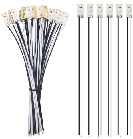 YIXISI 25 ST 17 mm Förkopplad LED List, 12V - 18V LED List, 2835 SMD LED Lampa, Vit