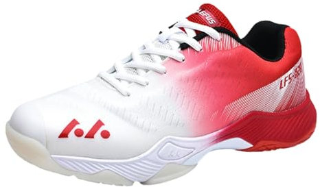 Viaoragiosa Tischtennis Schuhe Herren,Badminton Schuhe rutschfest Hallenschuhe,Atmungsaktiv Badminton Schu,Mehr Komfort Und Sicheren Halt/Unisex FüR Tischtennis Pickleball Volleyball Racketball