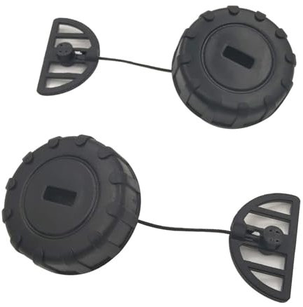 2 Pieces MS170 MS180 017 018 Fuel Cap and Oil Cap, Petrol Cap Replacement for Stihl Chainsaw