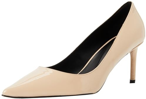 BOSS Gracey_pump70_PT, Tacones clásicos Mujer, Amarillo Abierto, 42 EU