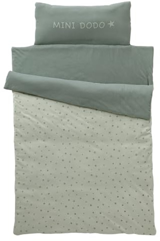 VERTBAUDET Couchage de Sieste Maternelle MINIDODO Essentiels Vert imprimé TU