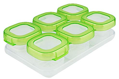 6 PC/Juego de contenedores de almacenamiento de alimentos para bebés Caja de leche infantil Suplemento de alimentos Almuerzo Vedina de aperitivo