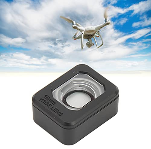 Ejoyous Mini 3 Pro Vidvinkelobjektiv, Vidvinkelobjektiv för Mini 3 Pro 25% Större Synfält HD Optiskt Glas Quick Snap Montering Lättvikts Drönartillbehör