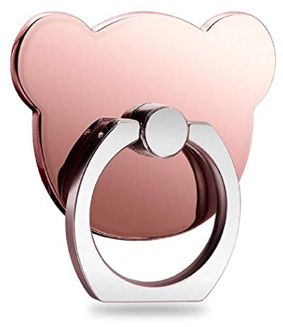 ISKIP Soporte de Anillo de Dedo para teléfono móvil, Soporte Universal Tipo Cerdo para teléfono Celular, Soporte Perezoso, rotación de 360 Grados