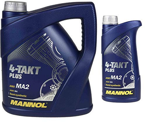 5 Liter Original MANNOL Motoröl 4-Takt Plus 10W-40 Motorradöl Bike Oil