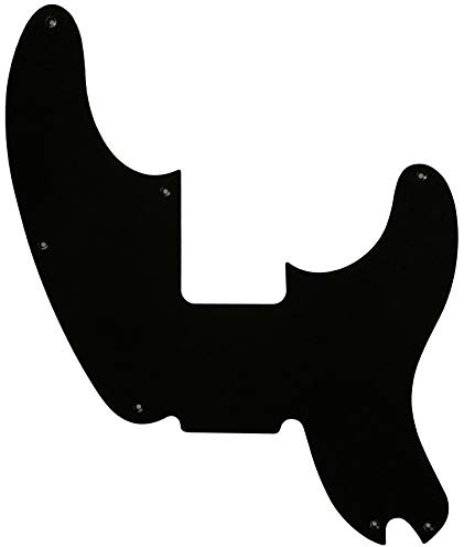 Passar Fender Telecaster Precision Basstil Gitarr Pickguard (1 lager svart)