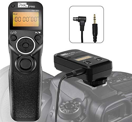 Pixel Disparador Inalámbrico Temporizador Cámara Mandos a Distancia Cable TW-283 N3 Compatible con Canon R3 R5 10D 6D-II 1DX-II 1DX-III 1DS-III 1D-C 1D-IV 1DIII 1DII 5DII 5DIII 5DIV 5DS 6D 7DII 50D