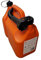 kanister-vertrieb® : 1 Stück 2,5 + 6 L Kombi Kraftstoffkanister Dieselkanister Benzinkanister Farbe orange inkl. Ausgießer