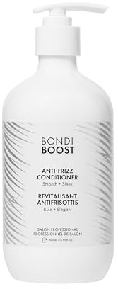 BondiBoost Anti-Frizz Smoothing Conditioner - Silikonfrei, Aloe-Basiert mit Vitamin C, Hyaluronsäure, Sheabutter & Argan für Weiches, Frizzfreies Haar - Vegan & Tierversuchsfrei - 300ml