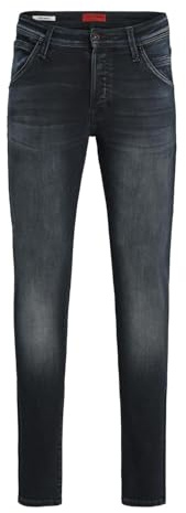 JACK & JONES Slim Fit Jeans JjiGlenn, färg: mörkblå, jeans/byxor nya: 34 W/32 L, Mörkblå
