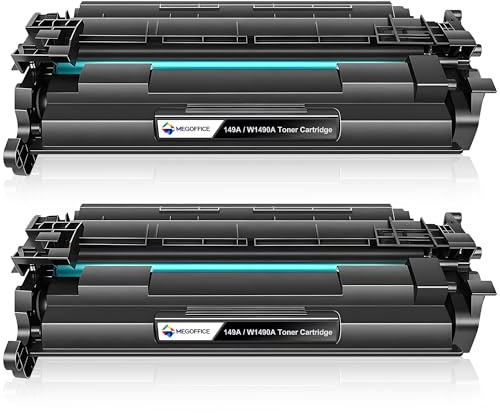 MEGOFFICE Kompatibel 149A W1490A Toner Ersatz für HP 149A W1490A 149X W1490X mit Chip für HP LaserJet Pro 4002d 4002dw 4002dn MFP 4102dw 4102fdw 4102fdn Laserdrucker(2 Schwarz)