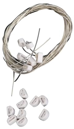 Juego de cuerdas de nailon para guitarra clásica de grado profesional con cuentas de puente de bloqueo, tacto suave y sonido de nivel de concierto, cuerdas de nailon para guitarra clásica con cuentas