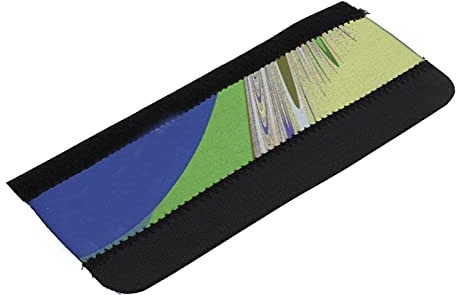 HOSEONFN Protector de Vaina de Cadena de Bicicleta de Neopreno, Protector de Cuadro de Cadena, Almohadilla de protección para Carretera y montaña. (Vistosa)