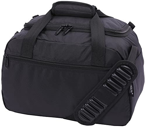 Aerolite 40x30x20 Wizz Air Maximum Size Eco-Friendly Cabin Bags with Air Cushioned Shoulder Strap Carry On Holdall Also Approved for Easyjet, Eurowings and Many More Airlines with 5 Year Guarantee