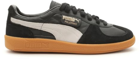 Puma Palermo Leather Puma Black/Feather Gray/Gum 10.5 D (M)