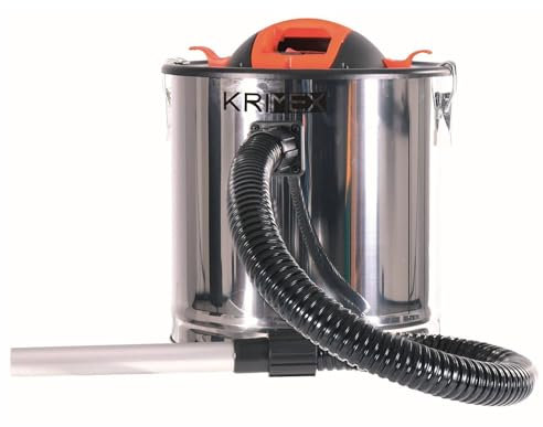 Krimex Aspiratore per Cenere, Aspiracenere, Filtro HEPA, 10 LT, 800W