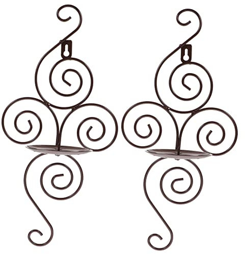 ORFOFE Modernes Wandkerzenregal Aus Metall Im Europäischen Stil 2 Kreative Kerzenhalter Für Zuhause