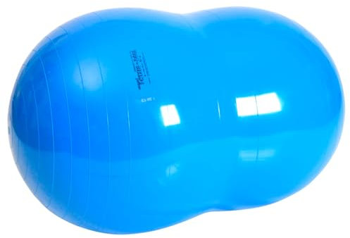 1x Behrend Physio Roll Erdnussball Gymnastikball Doppelball Physioball Fitnessball, 70cm, blau
