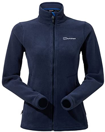 Berghaus Women's Prism Polartec Interactive Fleece Jacket | Added Warmth | Flattering Style | Durable Fleece Full Zip, Dusk, 12