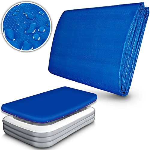 tillvex Bâche de piscine ovale - 259 x 170 cm - Résistante aux UV et indéchirable - Bâche solaire d'hiver