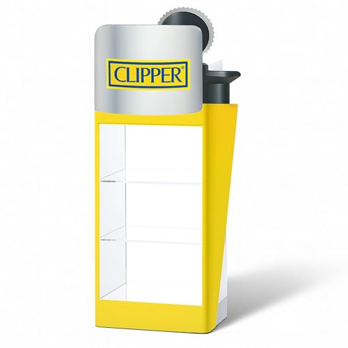 Weedness Support d'affichage Clipper Karussell - Accendini Gas Fuoco Bong Accendini Pipe Monouso