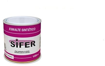 SIFER pintura esmalte sintetico negro mate 125 ml