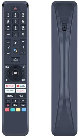 GOUYESHO RC45160 RC43160 Telecomando vocale di ricambio CT-8563 CT-8556 compatibile con JVC, MEDION RC1832, Toshiba, PANASONIC, DIGIHOME, FINLUX Android Smart Full HD HDR LED TV con Google Assistant