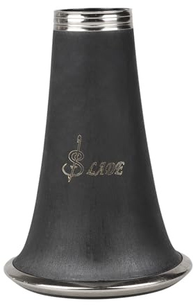träblåsinstrument B-Flat klarinettlegering Trumpet Bakelit Bell-munning med yttre styv båge Träblåsinstrument delar Spricksäker