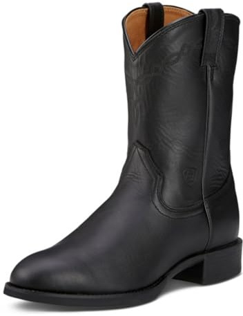 ARIAT Mens Heritage Roper Western Boot Black 12 Wide