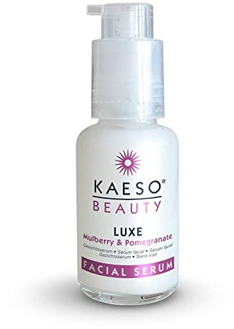 Kaeso Mulberry & Pomegranate Luxe Facial Serum – Brightening & 50ml | Hydrating Face Serum – Radiance Boosting Skincare – Professional Formula