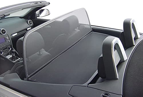 Filet Coupe-Vent Compatible avec Audi A3 8P Noir Filet Anti-remous 100% sur Mesure OEM Qualité Windschott fabriqué aux Pays-Bas