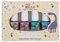 Miss Nella DINO COLLECTION 4 Chrome nail polish set- Sweet-osaurus- coper, Diplodo-kiss- pink, Rawr-some - blue, Dino-rific- green, Peel Off kids Nail Polish