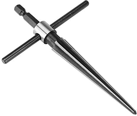 Escariador Cónico, Fresas Cónicas con Mango en Forma de T Taladro Cónico Escariadores Manuales Escariador Cónico Puente de Acero Al Carbono Orificio de Pasador, para Agujeros