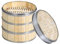 Luminexia Cestello per Cottura a Vapore in bambù,2 Livelli/3 Livelli Vaporiera Bamboo con Strisce in Acciaio Inox,Pentole per Cottura a Vapore per Verdure Carne Pesce Riso Panini Dim Sum,9 Taglie