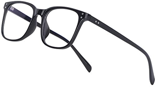 Ulknyss Occhiali Luce Blu Occhiali da Vista Trasparenti per Uomo Donna Occhiali Anti Luce Blu Non Graduati per PC, Tablet, Gaming e TV (Colori Classici)