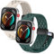 CHULN 2 Armbänder Kompatibel mit Huawei Watch Fit 3, Einstellbar Magnetisch Sport Silikon Ersatzarmband für Huawei Watch Fit 3 Männer Frauen.(No host)