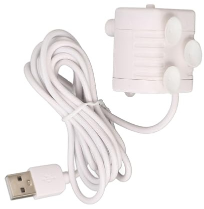 Pompe de Fontaine pour Animaux, Pompe de Fontaine d'eau pour Animaux de Compagnie, Silencieuse Empêcher la Brûlure à Sec, Pompes de Distributeur Sans Balais de Moteur Alimenté, USB Cordon 148 ° C