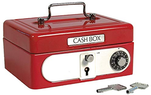 Schylling Locking Cash Box Red, 1 EA