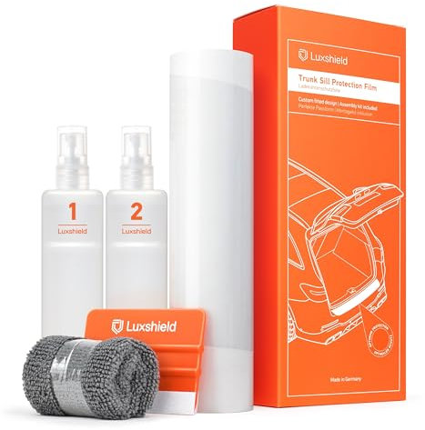 Luxshield Pellicola Protettiva per Bordo di Carico per BMW X3 3 (III) G01 I 2017-2021 - Protezione Paraurti, antigraffio, per vernice - Trasparente