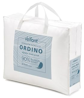 Velfont - Relleno Nórdico Ordino 90% Plumón de Velfont - Cama 105/120 (180x220)
